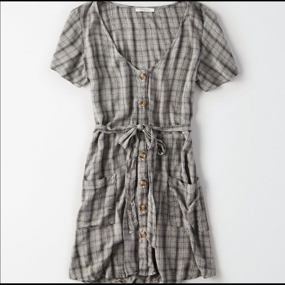 Plaid Fit and Flare Dress